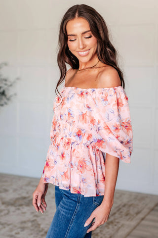 A Powerful Force Square Neck Balloon Sleeve Blouse - Fashion Are Us, LLC