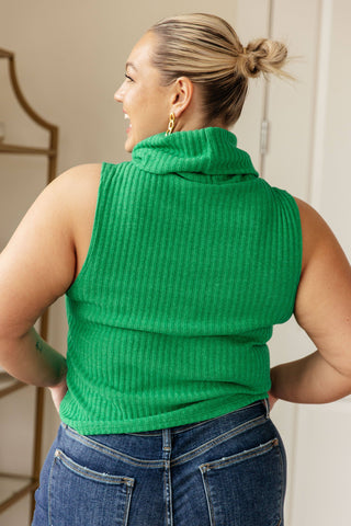 Before You Go Sleeveless Turtleneck Sweater - Fashion Are Us, LLC