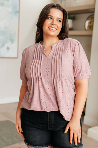 Best Chance Pleat Front Blouse - Fashion Are Us, LLC