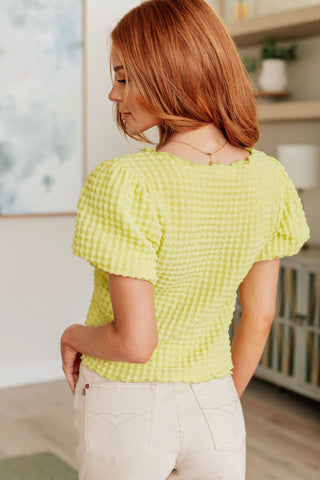 Darling, So It Goes Bubble Sleeve Blouse - Fashion Are Us, LLC