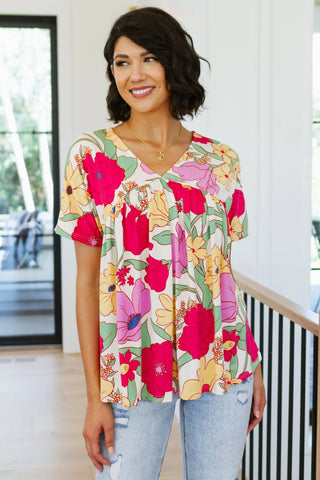 Do It Anyways Floral Top - Fashion Are Us, LLC