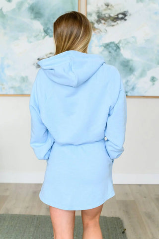 Had Me in the First Half Pullover Hoodie in Sky Blue - Fashion Are Us, LLC