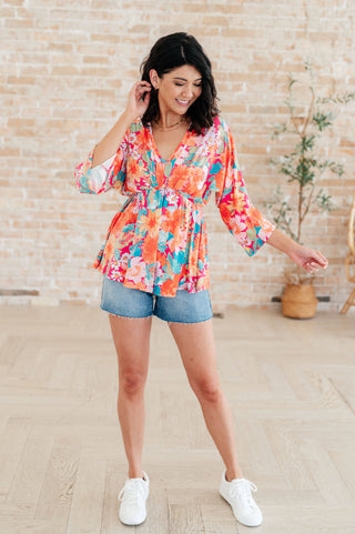 In Other Words, Hold My Hand V-Neck Blouse - Fashion Are Us, LLC