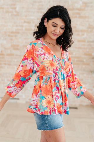 In Other Words, Hold My Hand V-Neck Blouse - Fashion Are Us, LLC