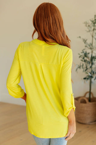 Lizzy Top in Neon Yellow - Fashion Are Us, LLC