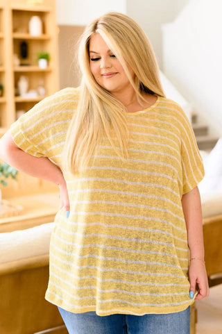 Simply Sweet Striped Top - Fashion Are Us, LLC