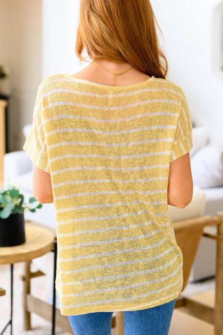 Simply Sweet Striped Top - Fashion Are Us, LLC