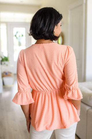 Sweet Sherbet Swiss Dot Top - Fashion Are Us, LLC