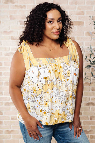 What's Happening Here Floral Tank - Fashion Are Us, LLC