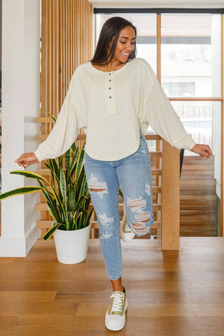 Osaka Top In Cream - Fashion Are Us, LLC