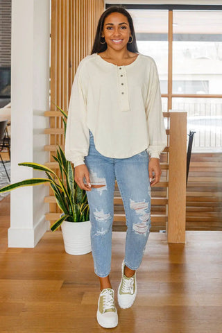 Osaka Top In Cream - Fashion Are Us, LLC