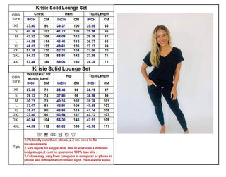 PREORDER: Krisie V-Neck Lounge Set in Six Colors - Fashion Are Us, LLC