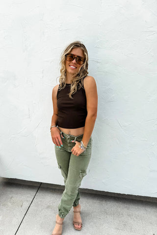 PREORDER: Quinn Cargo Joggers in Two Colors - Fashion Are Us, LLC