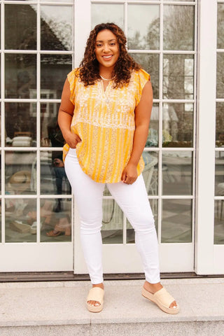 Mellow Yellow Blouse - Fashion Are Us, LLC