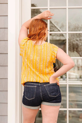 Mellow Yellow Blouse - Fashion Are Us, LLC