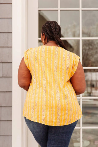 Mellow Yellow Blouse - Fashion Are Us, LLC