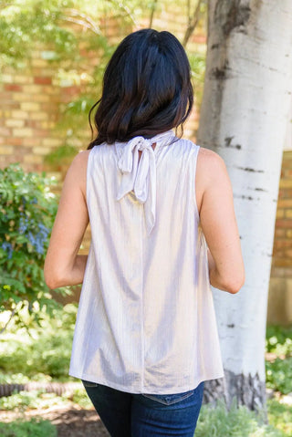 Photo Opt Sleeveless Blouse - Fashion Are Us, LLC