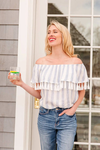 Set Yourself Free Striped Top - Fashion Are Us, LLC