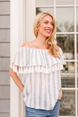 Set Yourself Free Striped Top - Fashion Are Us, LLC