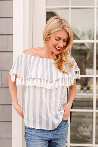 Set Yourself Free Striped Top - Fashion Are Us, LLC