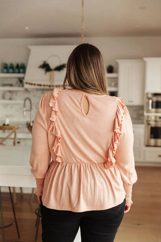 Sweet Confession Top In Blush - Fashion Are Us, LLC