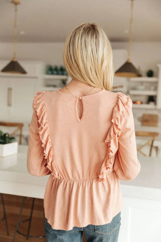 Sweet Confession Top In Blush - Fashion Are Us, LLC