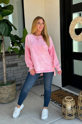 PREORDER: Luna Mineral Wash Sweatshirt in Two Colors Ave Shops