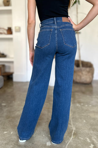 Judy Blue Full Size High Rise Straight Jeans Trendsi