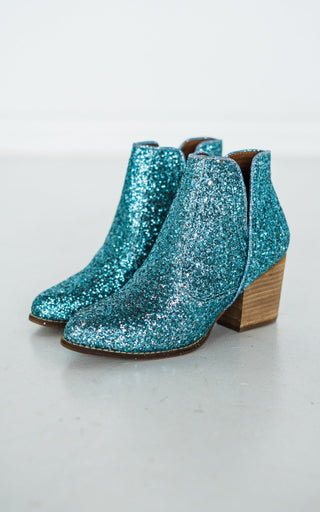 Fiera Booties in Blue Ave Shops