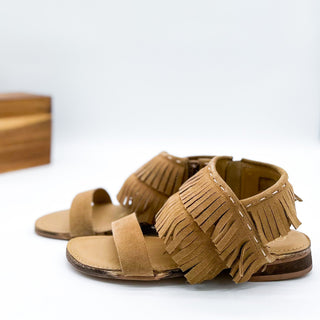 Fringe Star Sandal in Tan Ave Shops