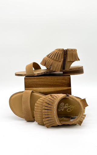 Fringe Star Sandal in Tan Ave Shops