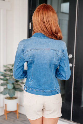 Every Occasion Denim Button Up Jacket - Fashion Are Us 