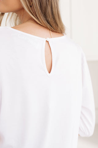 New Days Ahead White Blouse - Fashion Are Us 